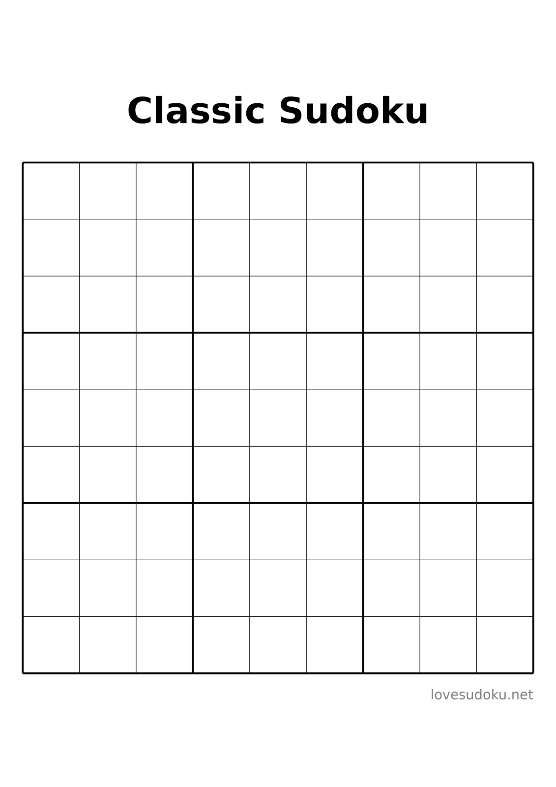 sudoku letters